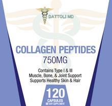 Load image into Gallery viewer, Collagen Peptides 750 MG (120 Count)