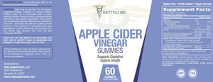 Apple Cider Vinegar Gummies (60 Count)