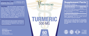 Turmeric (500mg) 60 Count